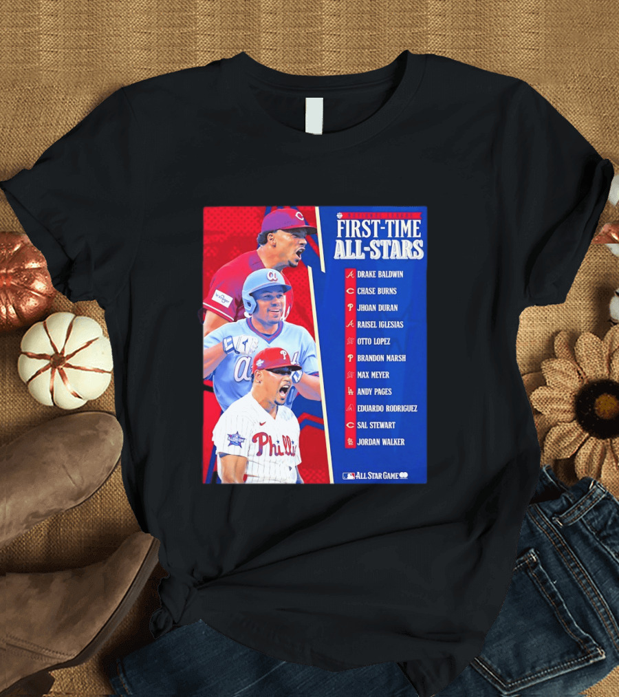 MLB National League First Time All Stars T-Shirt