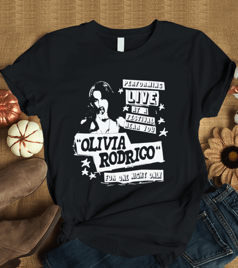 Olivia Rodrigo Live Performance For The Next Day Festival T-Shirt