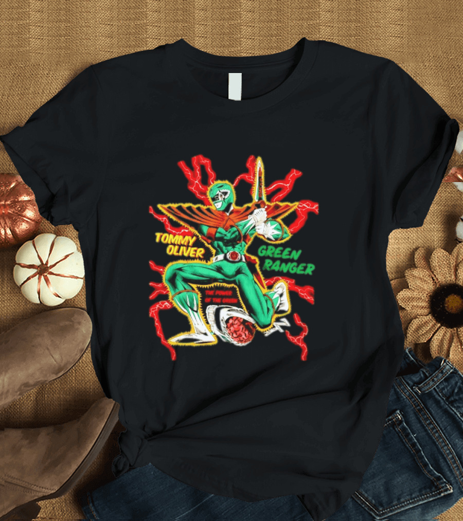 Tommy Oliver Green Ranger The Power Of The Green T-Shirt