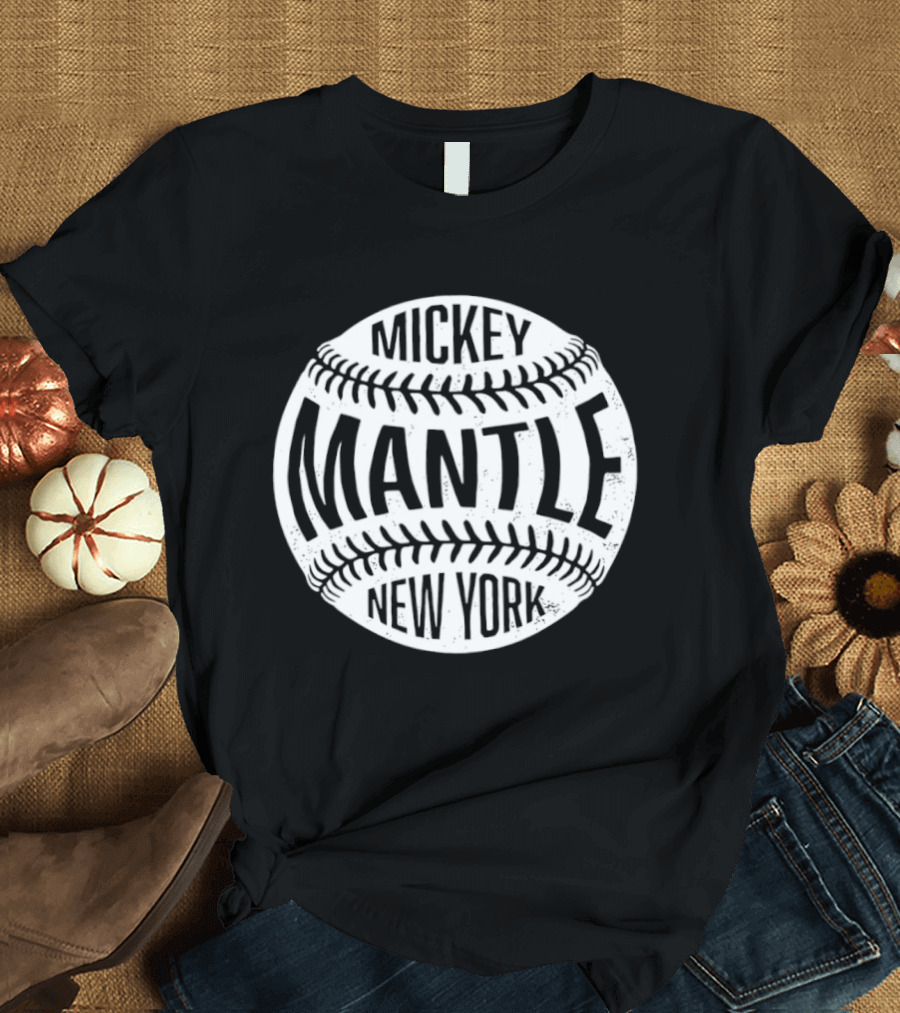 Mickey Mantle New York Baseball T-Shirt