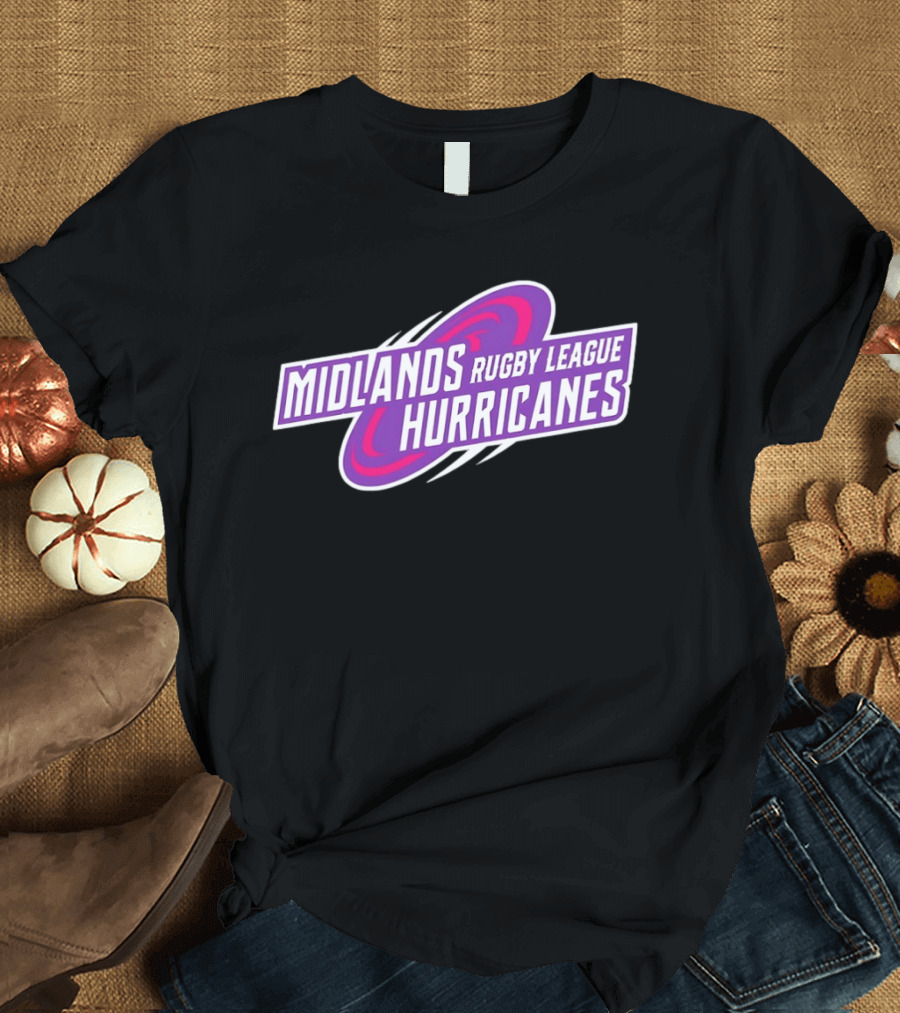 Midlands Rugby League Hurricanes Sports Team T-Shirt