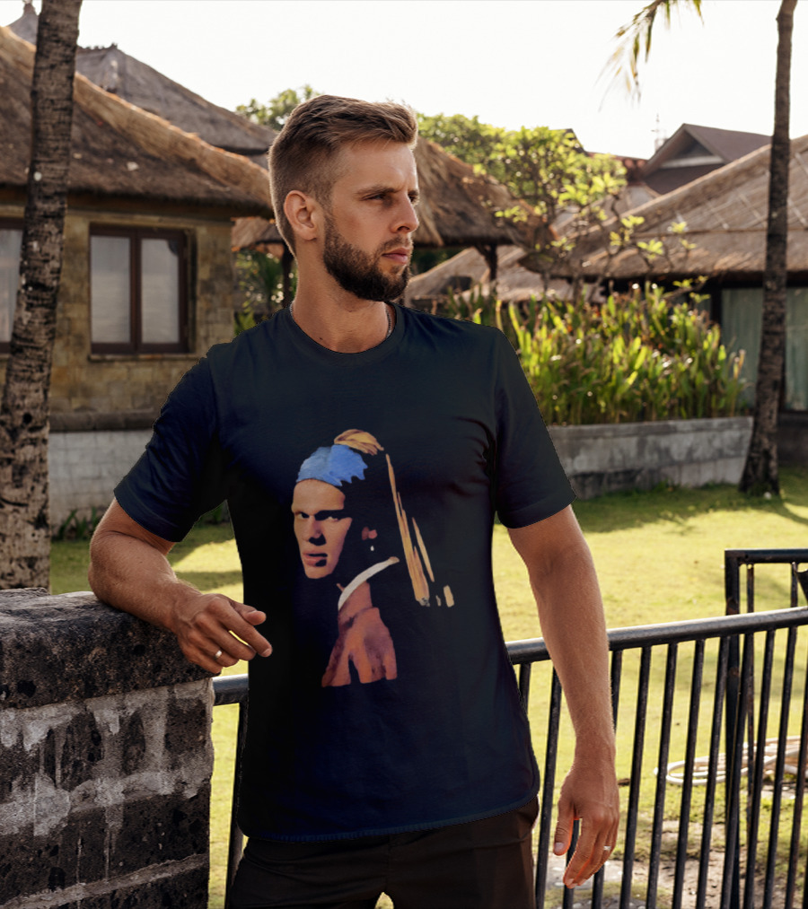 Norway Erling Haaland Girl With A Pearl Earring Meme T-Shirt