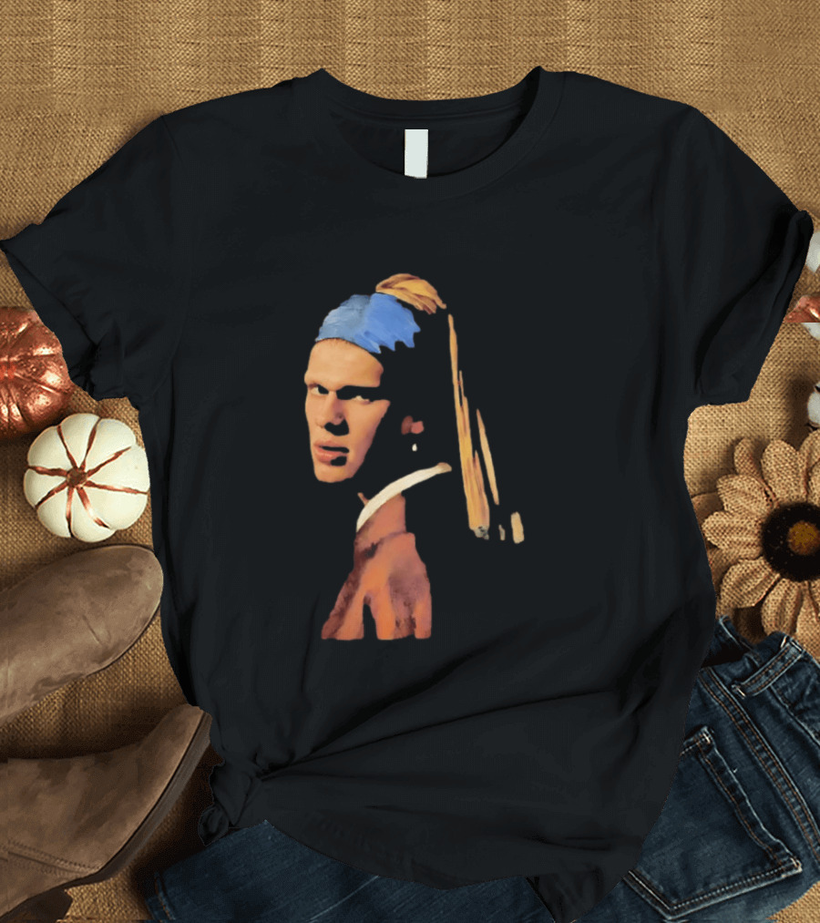Norway Erling Haaland Girl With A Pearl Earring Meme T-Shirt