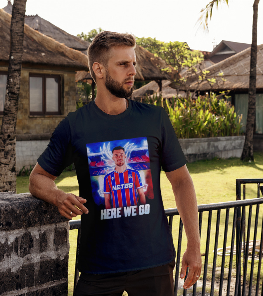 Oscar Mingueza NET88 Crystal Palace Here We Go T-Shirt