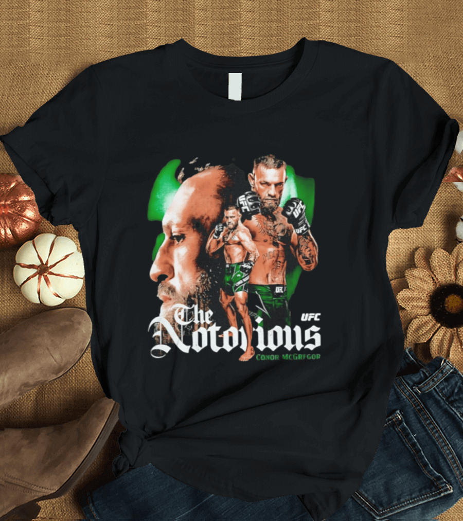 The Notorious Conor McGregor UFC Aura 329 Combat Strength T-Shirt