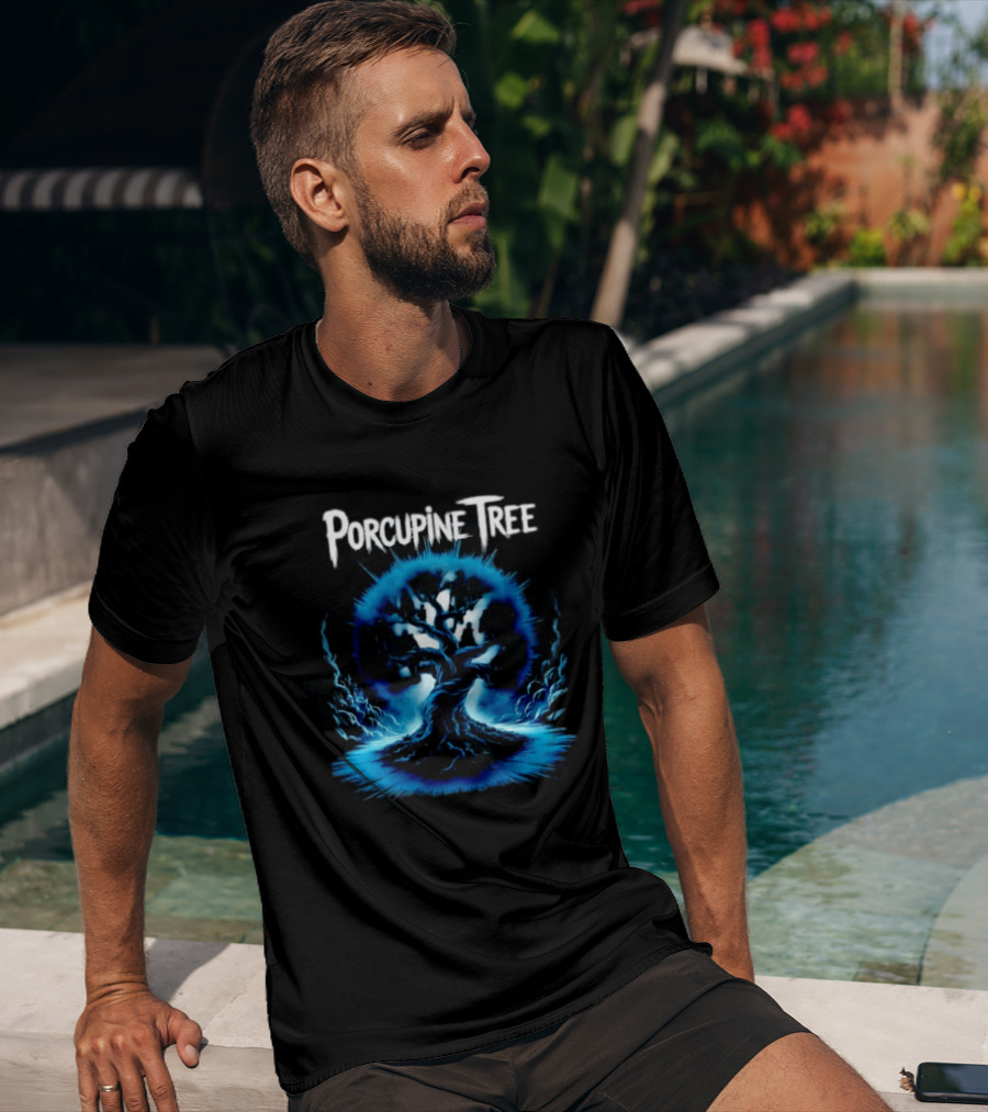 Porcupine Tree Psychedelic Evil Tree T-Shirt