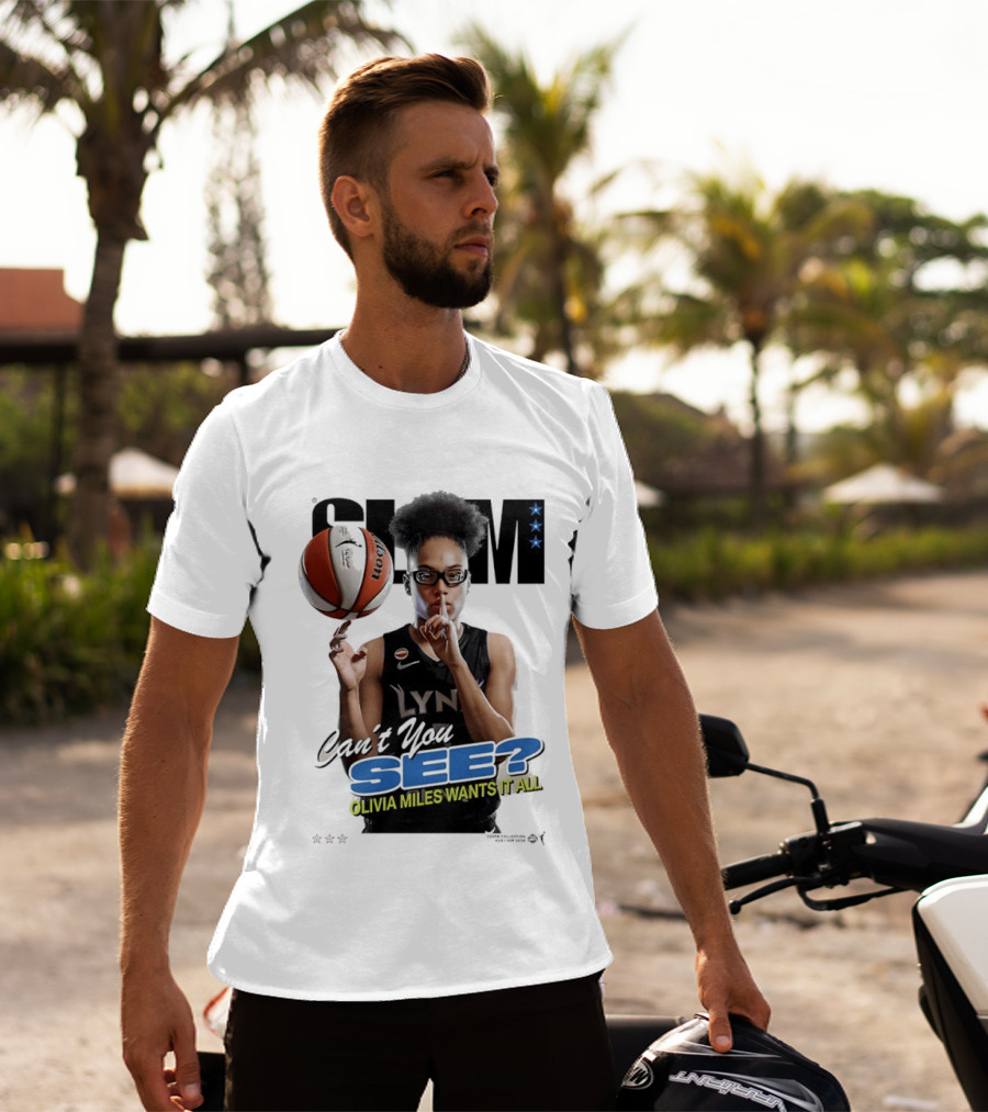 Minnesota Lynx SLAM Olivia Miles Wants It All Can't You See Basketball T-Shirt