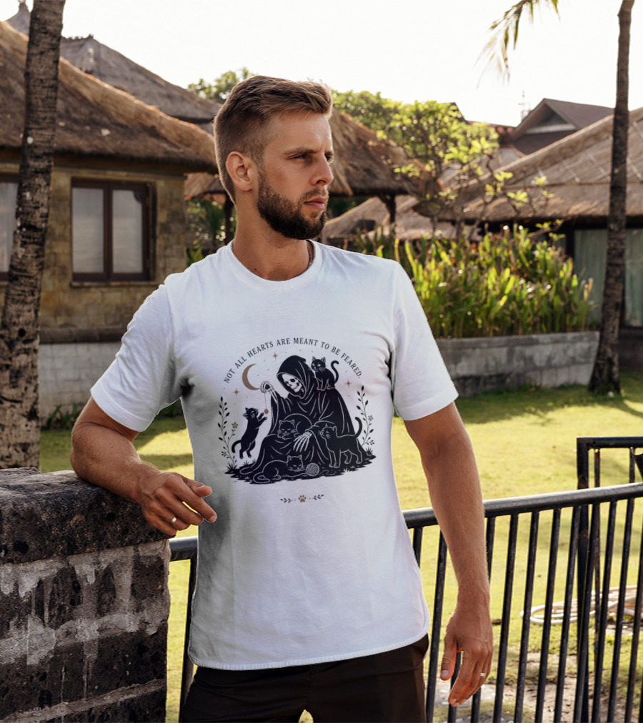 Reaper And Cats Not All Hearts Are Meant To Be Feared Yujin Clothing T-Shirt