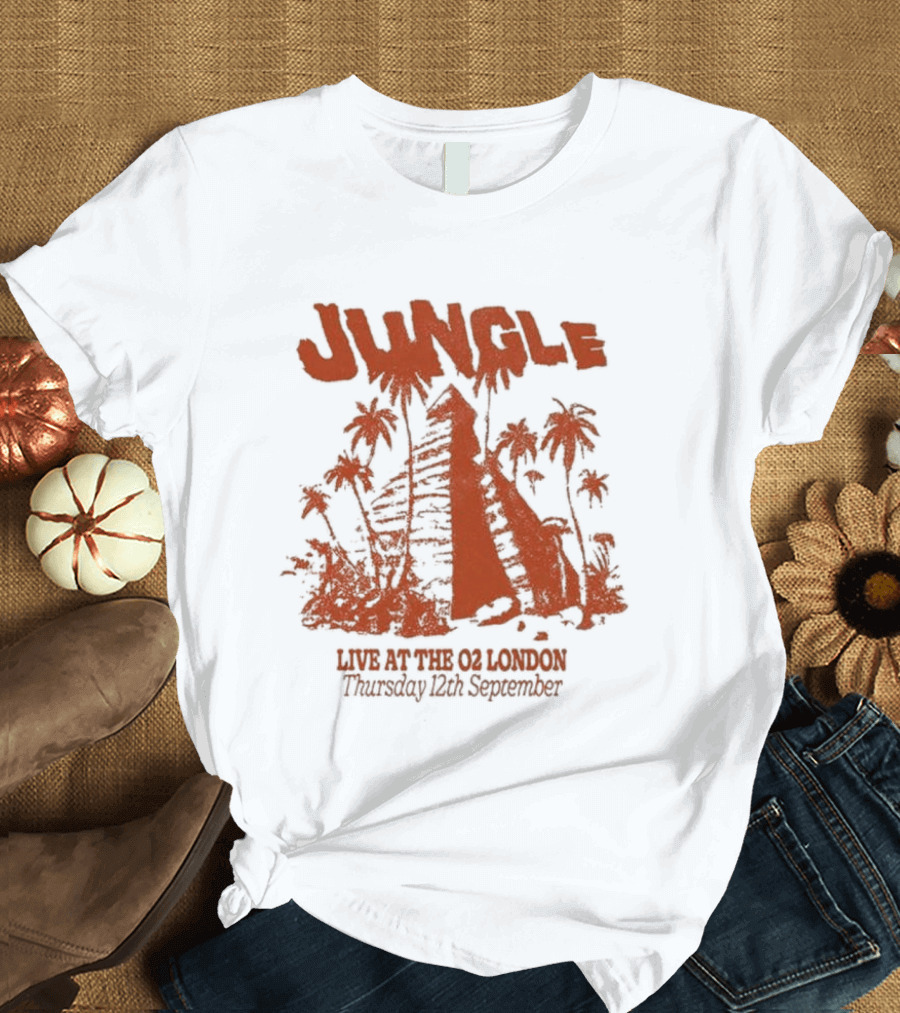Jungle Live At The 02 London Thursday 16th September T-Shirt