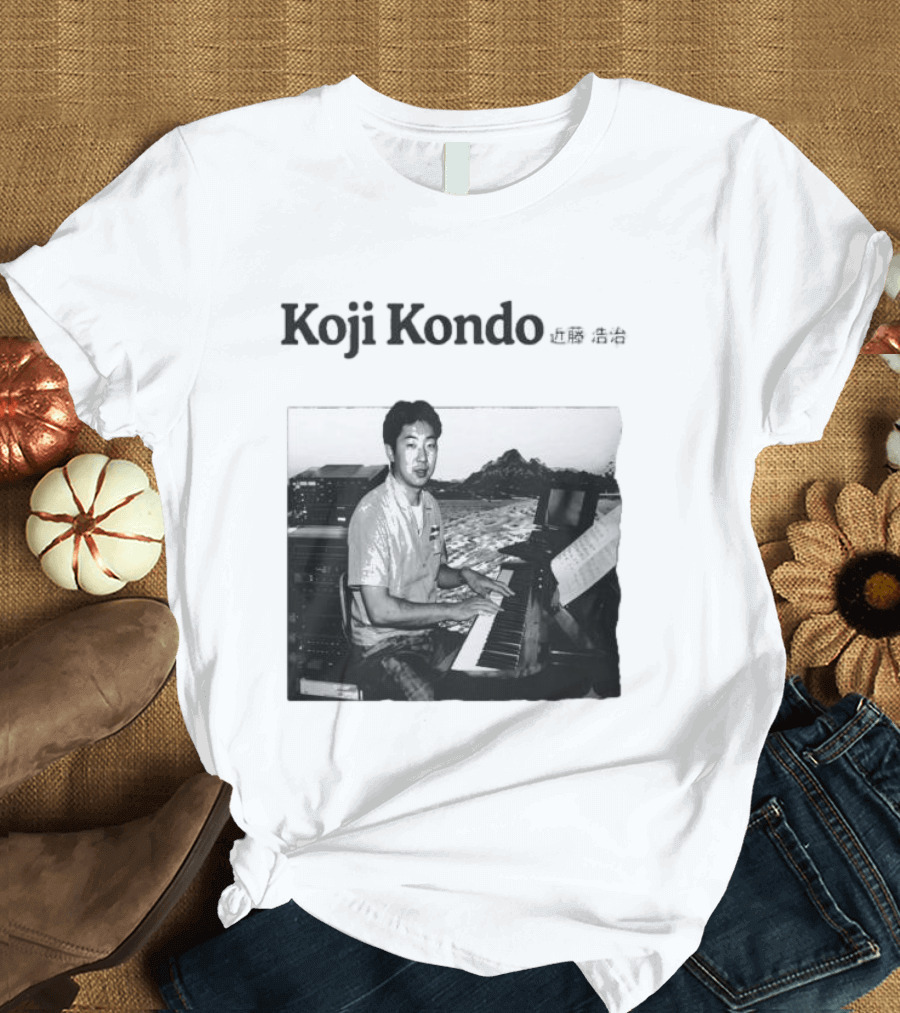 Koji Kondo I Can Hear Music Piano Masters T-Shirt