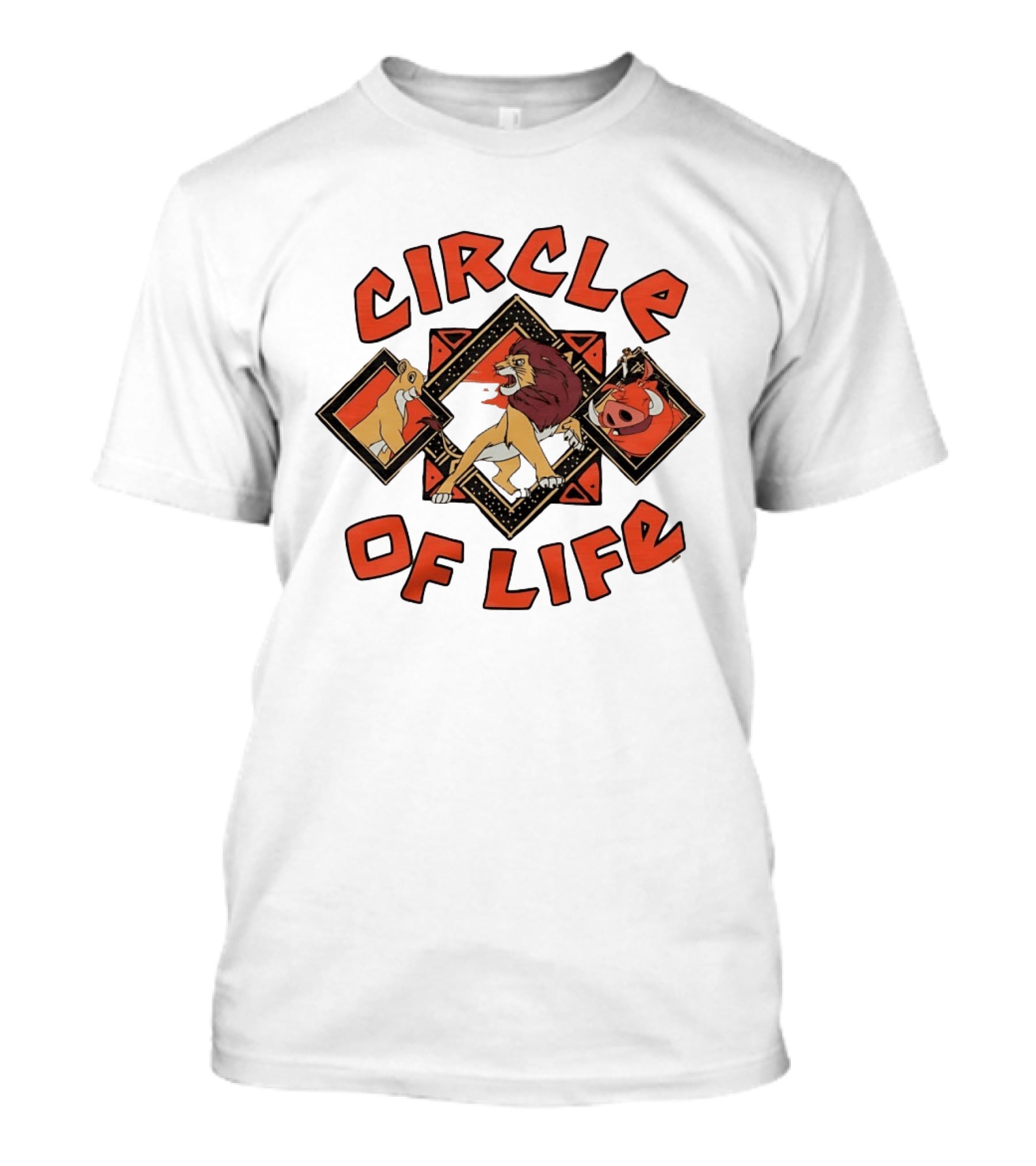 Circle Of Life Lion King Diamond Frames Disney T-Shirt