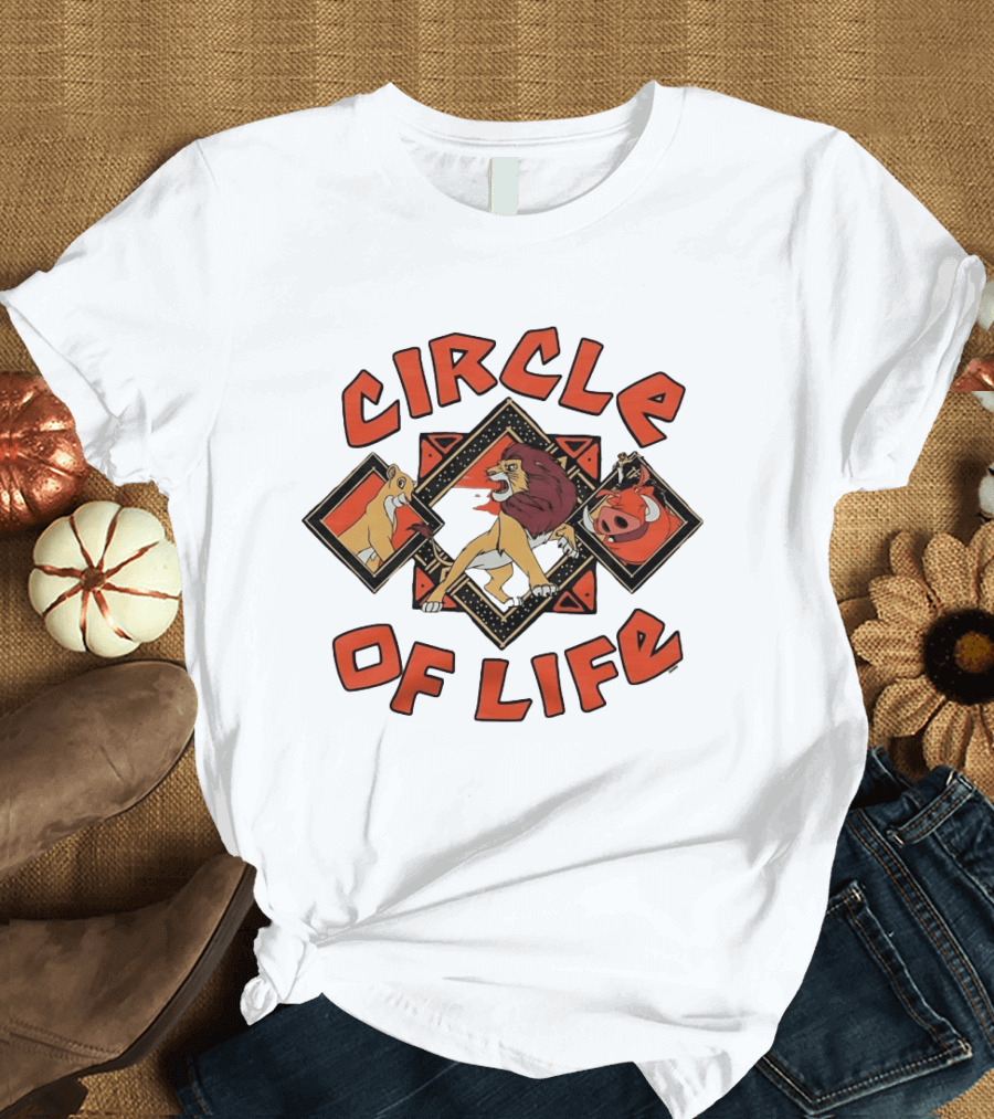Circle Of Life Lion King Diamond Frames Disney T-Shirt