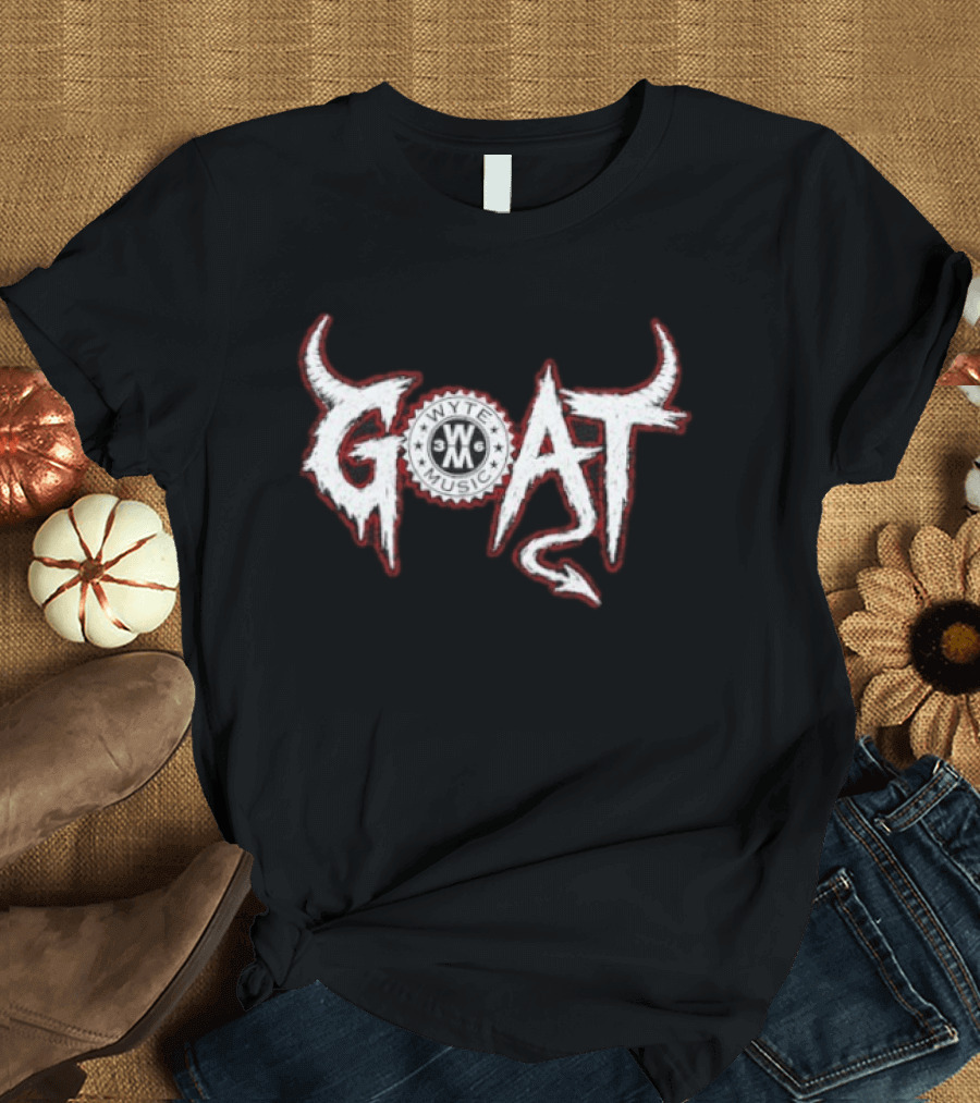 Wyte Music GOAT 3 6 Horns Tail T-Shirt