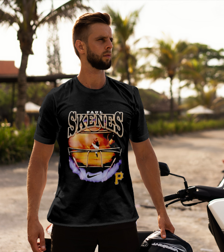 Paul Skenes Pittsburgh Pirates Nike P Logo Baseball Stadium T-Shirt