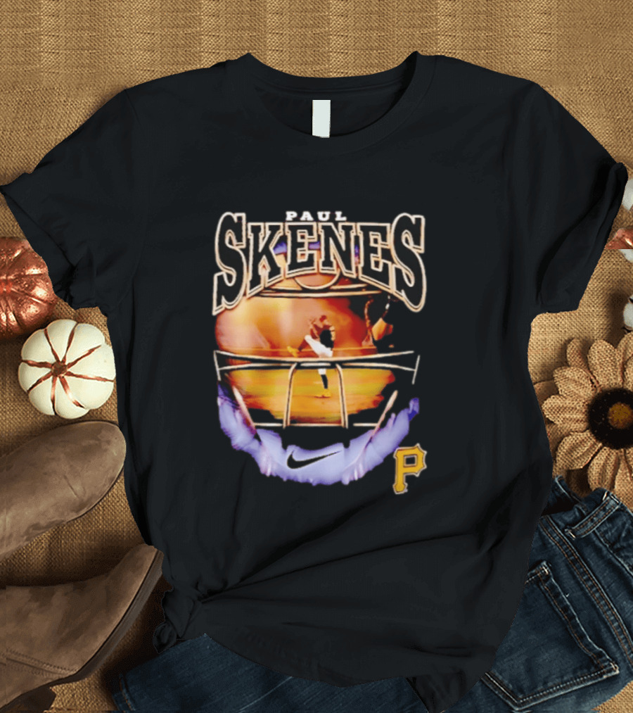 Paul Skenes Pittsburgh Pirates Nike P Logo Baseball Stadium T-Shirt