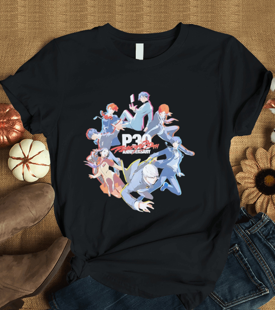 Persona 30th Anniversary P30 Atlus JRPG Collection T-Shirt