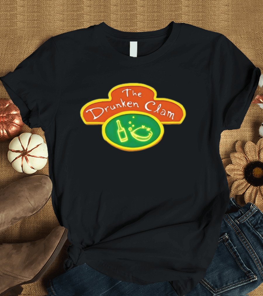 The Drunken Clam Family Guy Peter Griffin Neon Sign T-Shirt