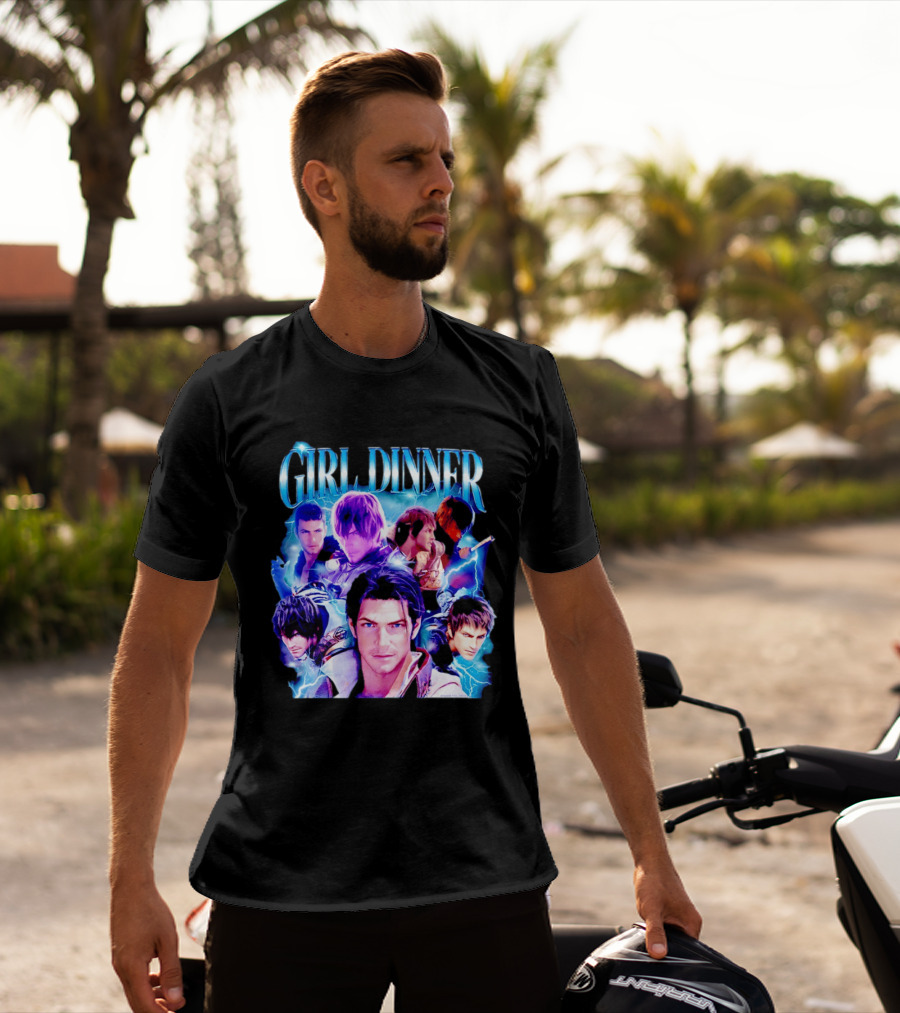 Girl Dinner Final Fantasy Characters Square Enix T-Shirt