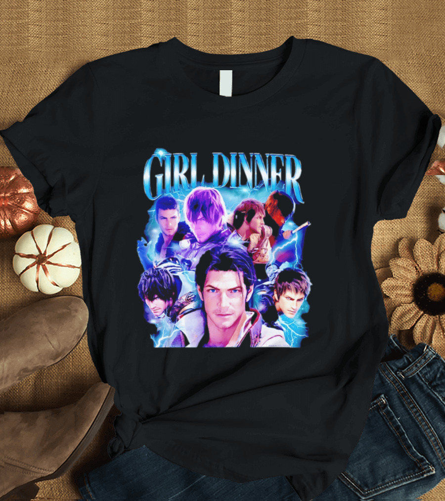 Girl Dinner Final Fantasy Characters Square Enix T-Shirt