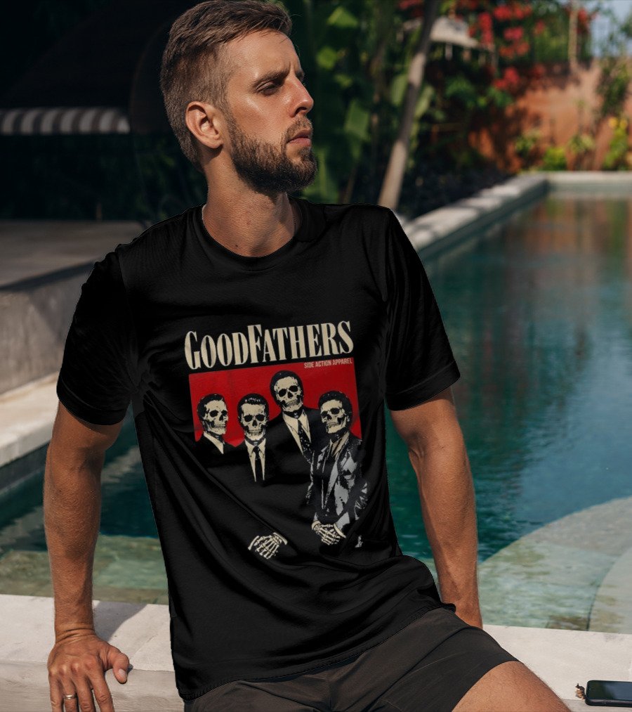 Goodfathers Side Action Apparel Skeleton Suits T-Shirt