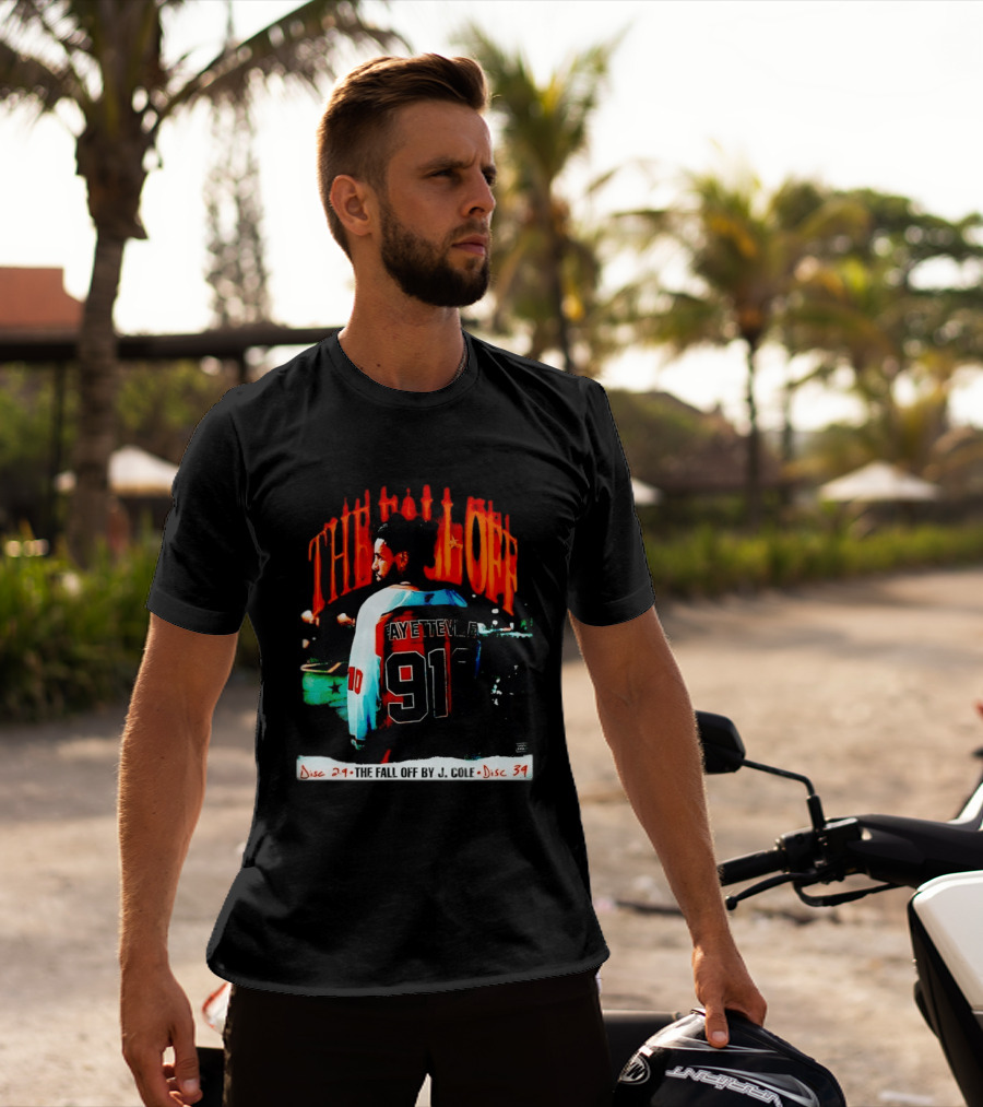 J Cole The Fall Off Fayetteville 910 Disc 29 Disc 34 T-Shirt