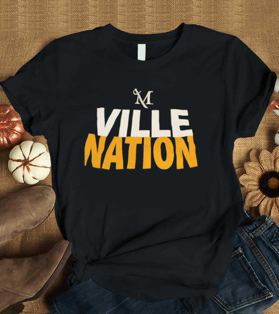 Manhattanville University Ville Nation Athletics Spirit T-Shirt