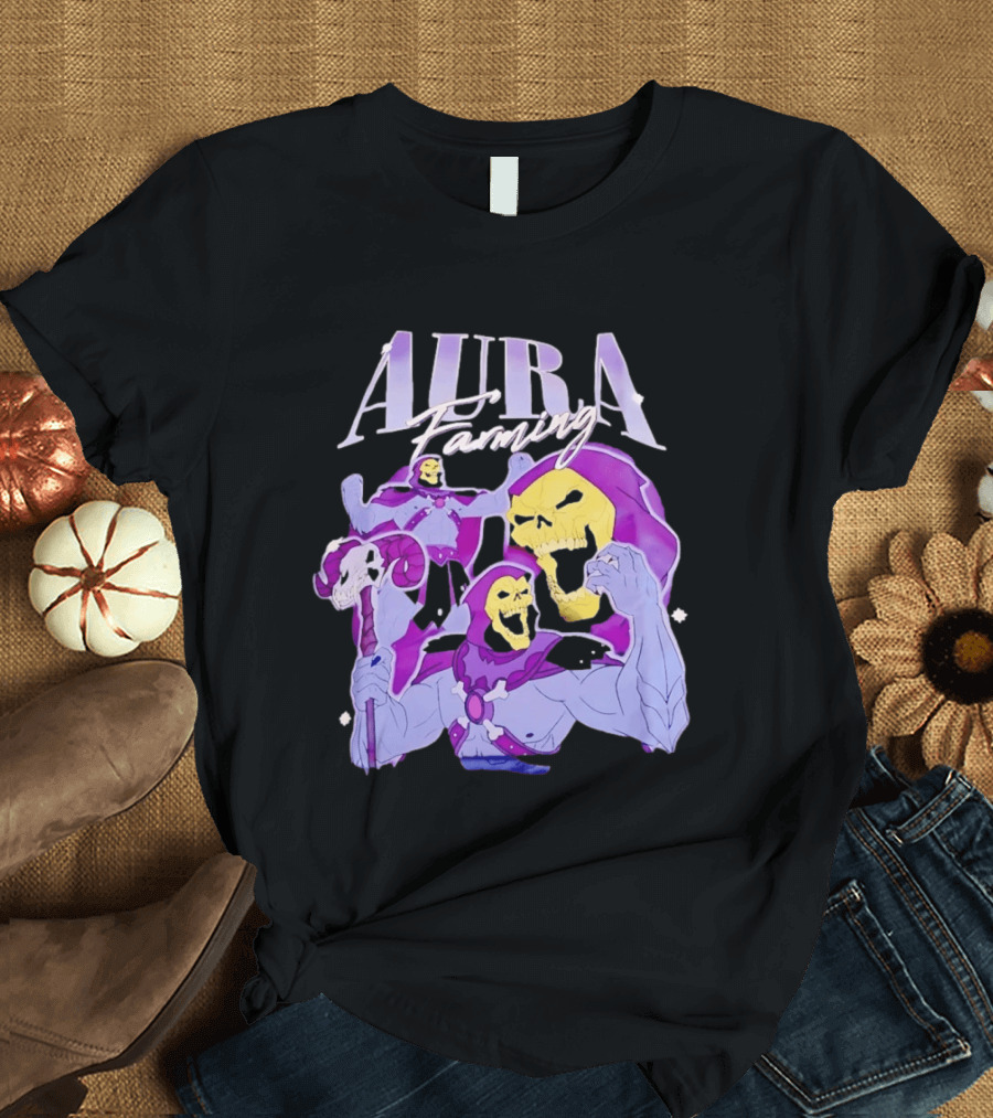 Aura Farming Skeletor Masters Of The Universe T-Shirt