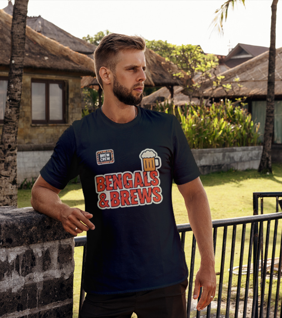 Bengals And Brews Brew Crew Beer T-Shirt