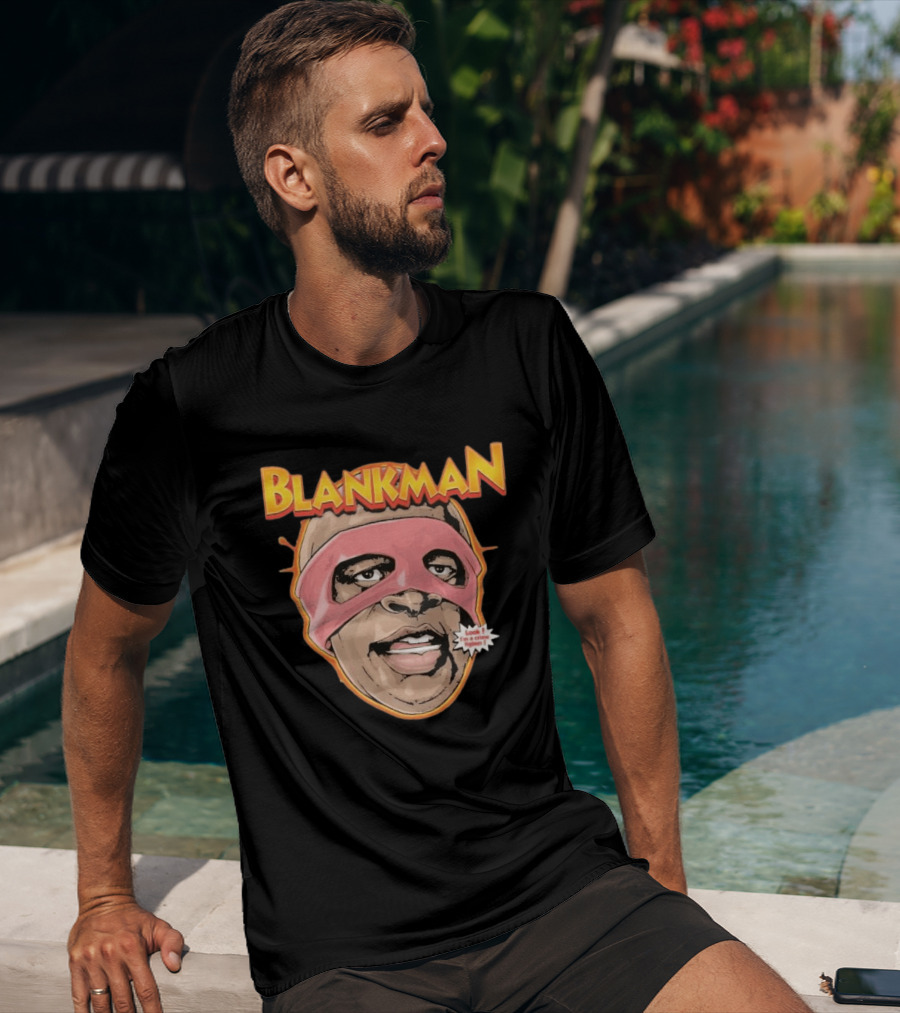 Blankman Look I'm A Crime Fighter Mask T-Shirt