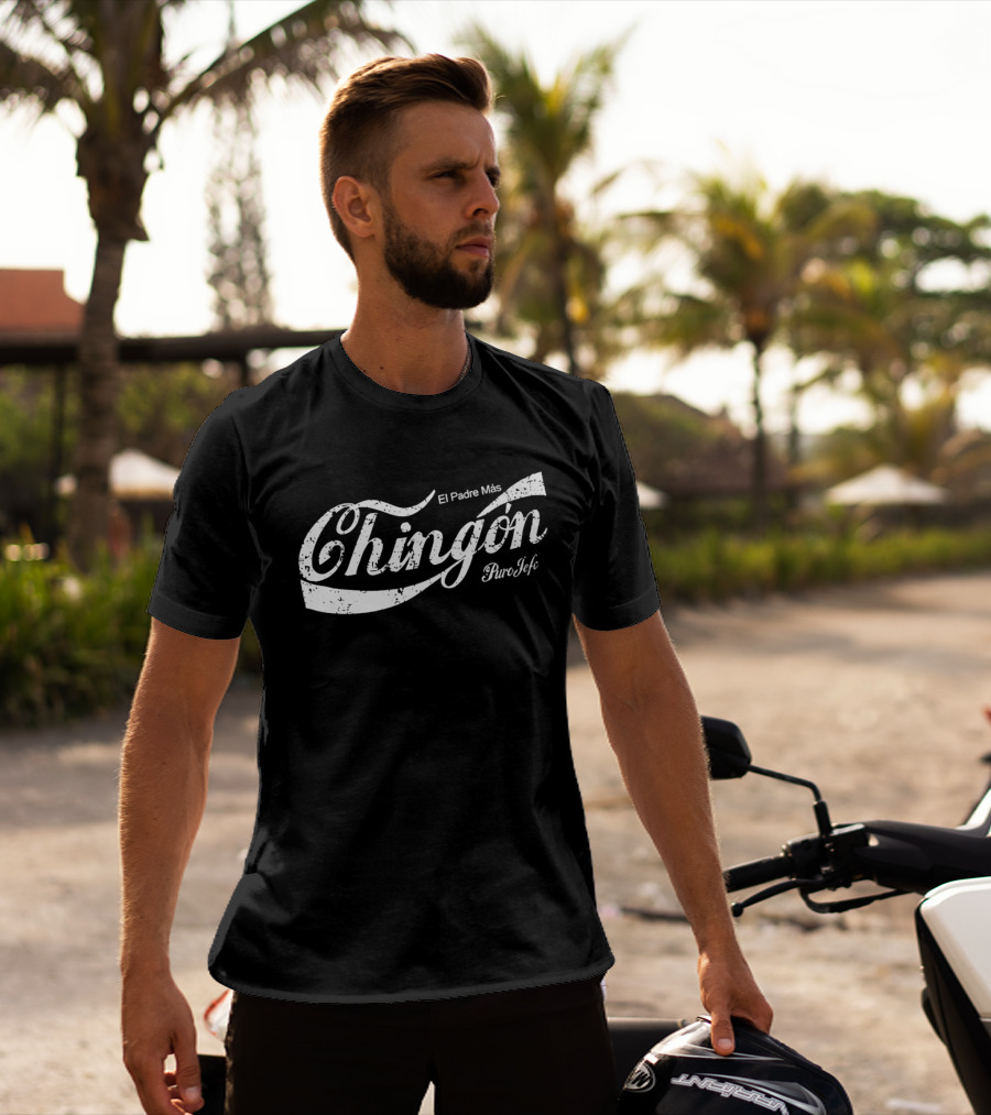Puro Jefe El Padre Mas Chingon Coca T-Shirt