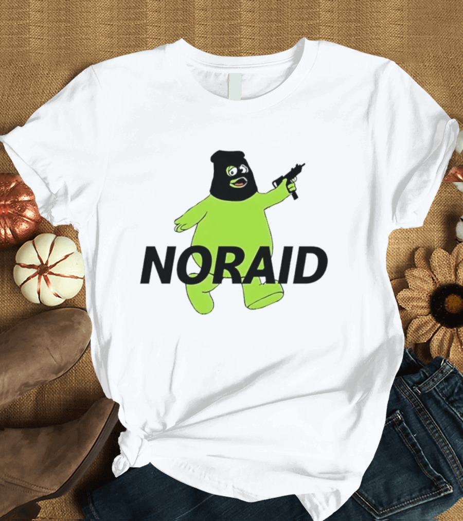 Uncle O'Grimacey Noraid With Green Character And Weapon T-Shirt