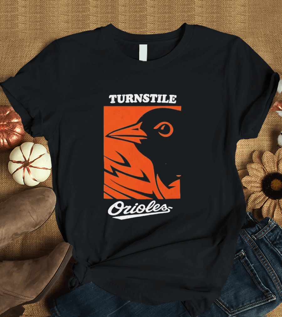 Turnstile Orioles Bird Orange T-Shirt