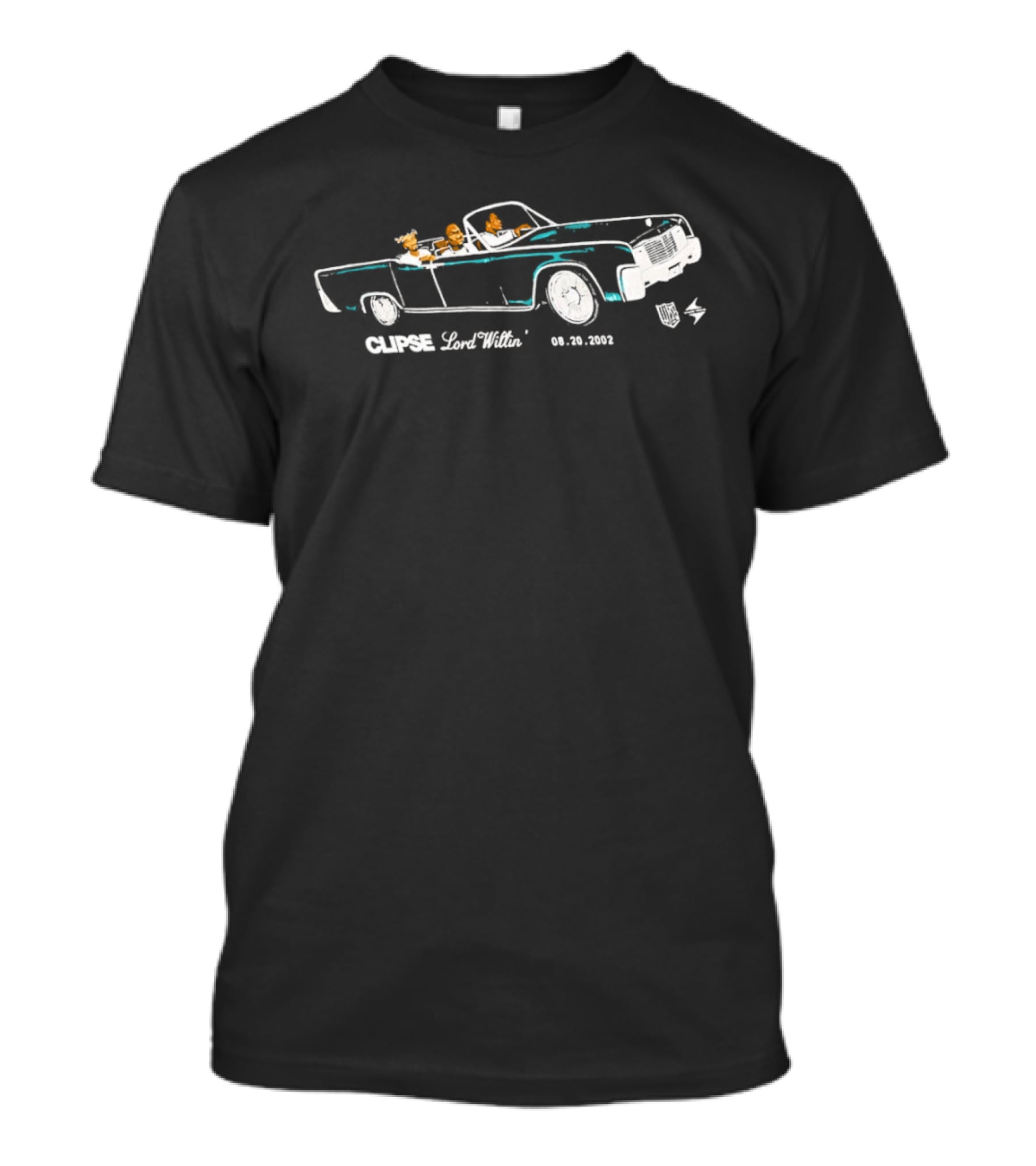 Clipse Lord Willin' 08202002 Classic Car Album Cover T-Shirt