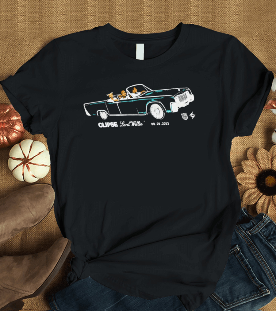 Clipse Lord Willin' 08202002 Classic Car Album Cover T-Shirt