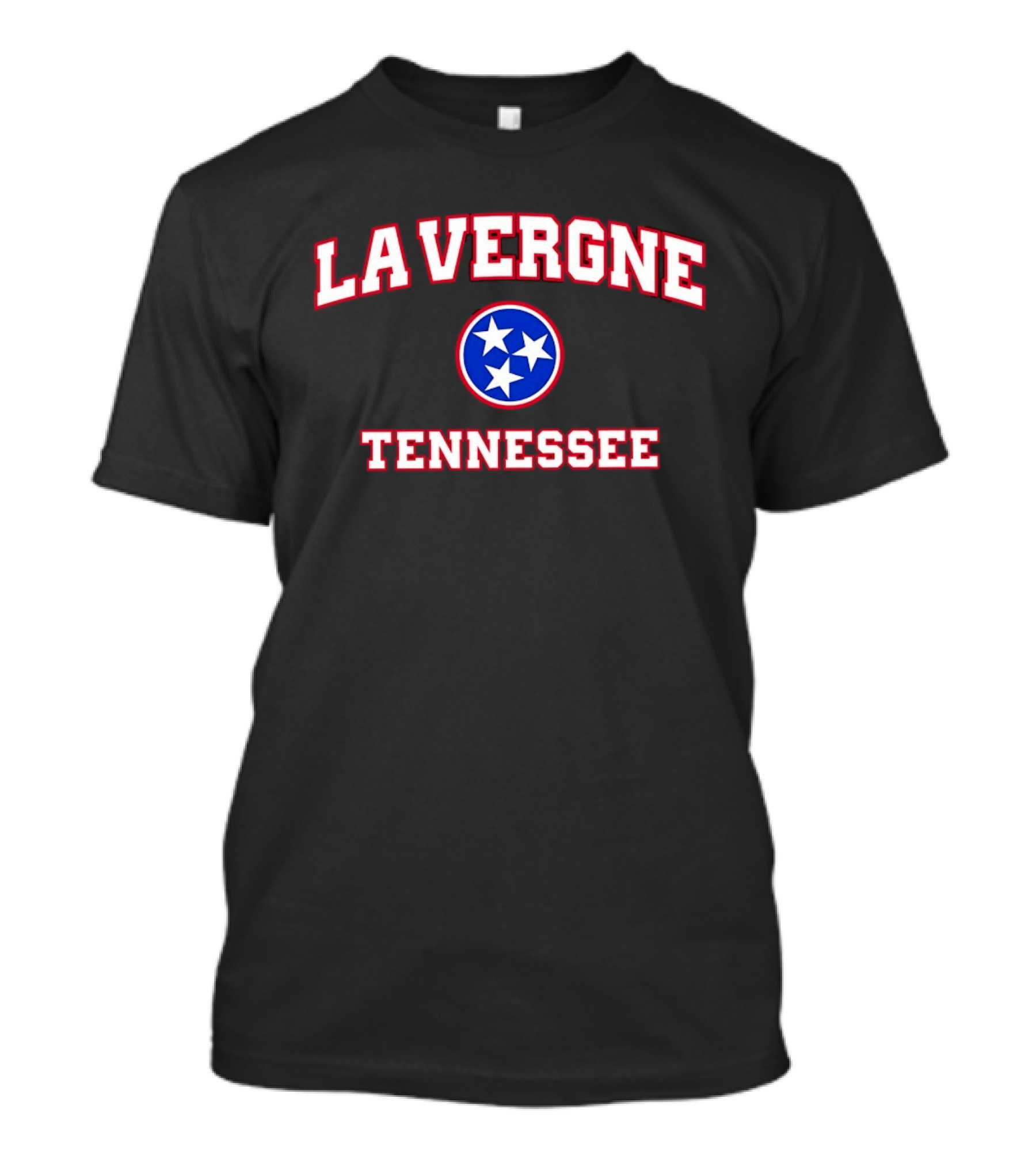 La Vergne Tennessee Tri Star Circle T-Shirt