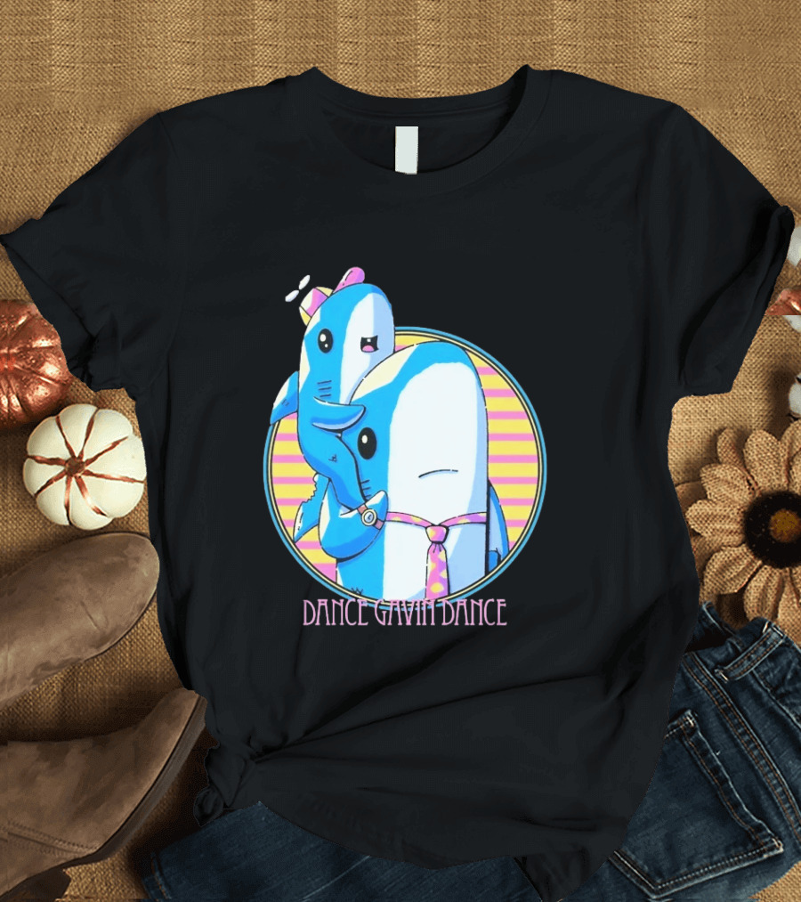Dance Gavin Dance Shark Dad Cute Cartoon Marine Life Duo T-Shirt