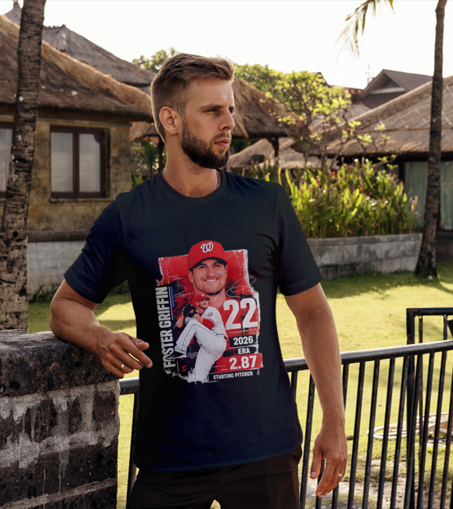 Foster Griffin 2026 ERA 2.87 Starting Pitcher 22 T-Shirt