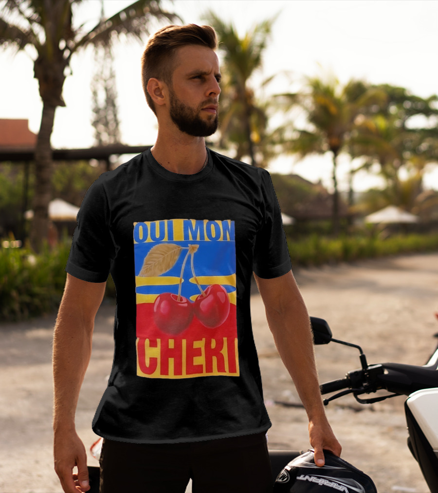 Oui Mon Cheri Cherry French Fruit T-Shirt