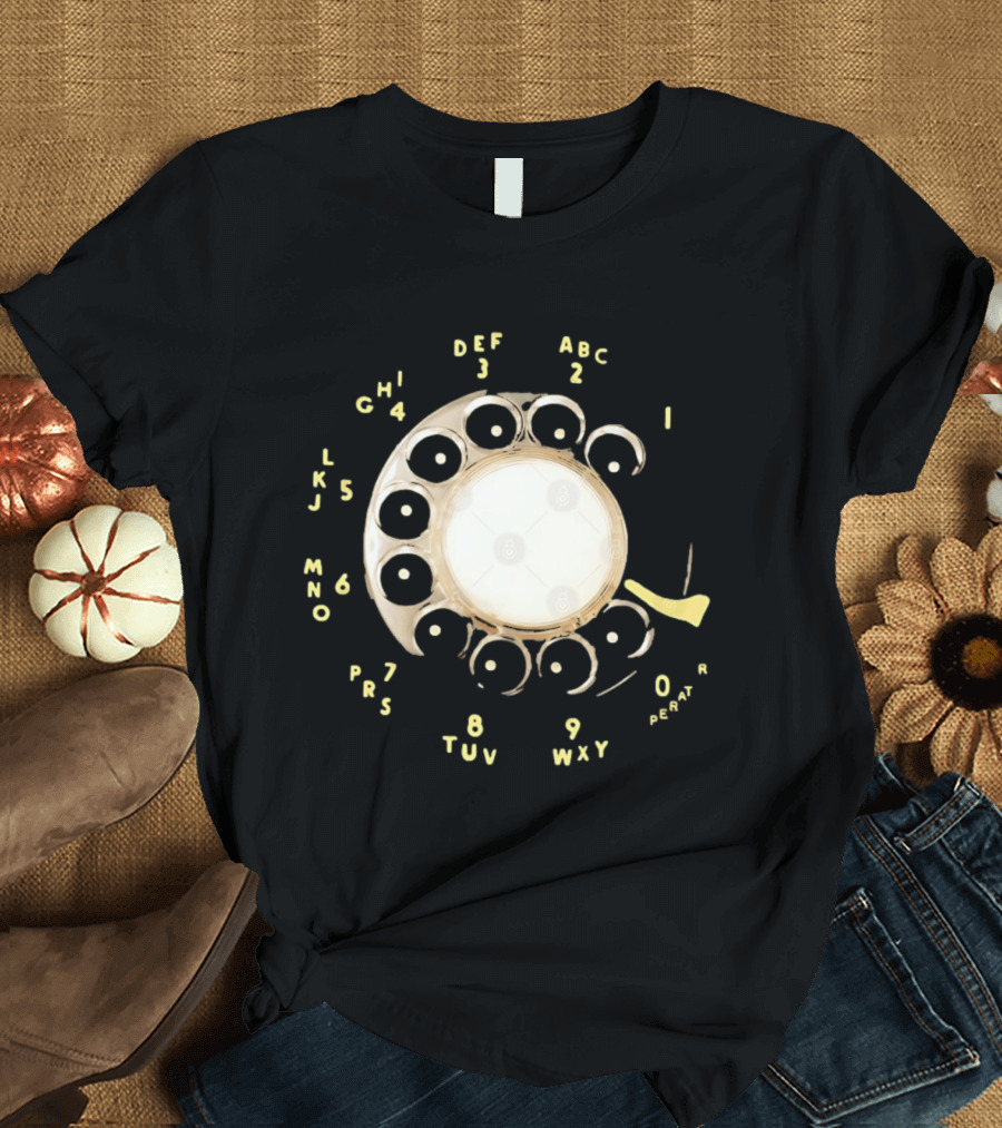 Rotary Telephone Dial ABC 1 2 3 T-Shirt
