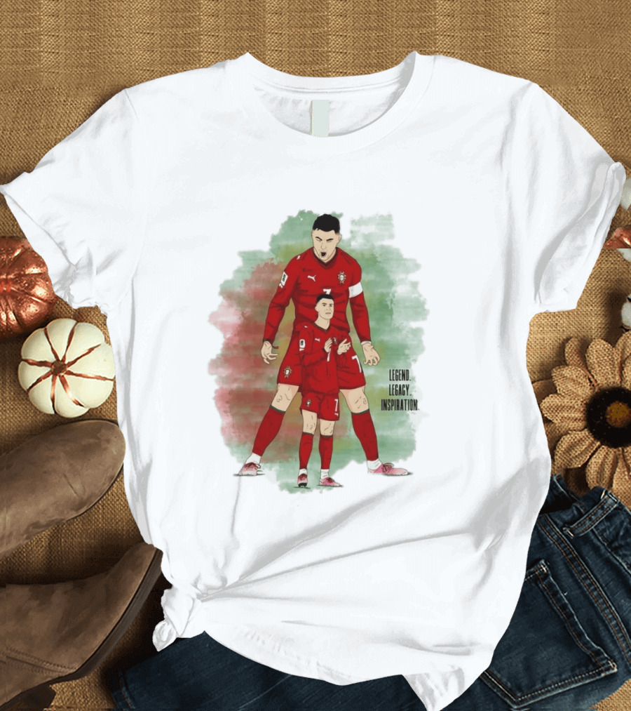 Portugal Cristiano Ronaldo 7 Legend Legacy T-Shirt