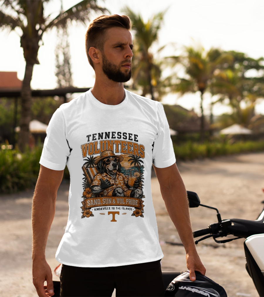 Tennessee Volunteers Sand Sun Knoxville To The Islands Vol Pride T-Shirt