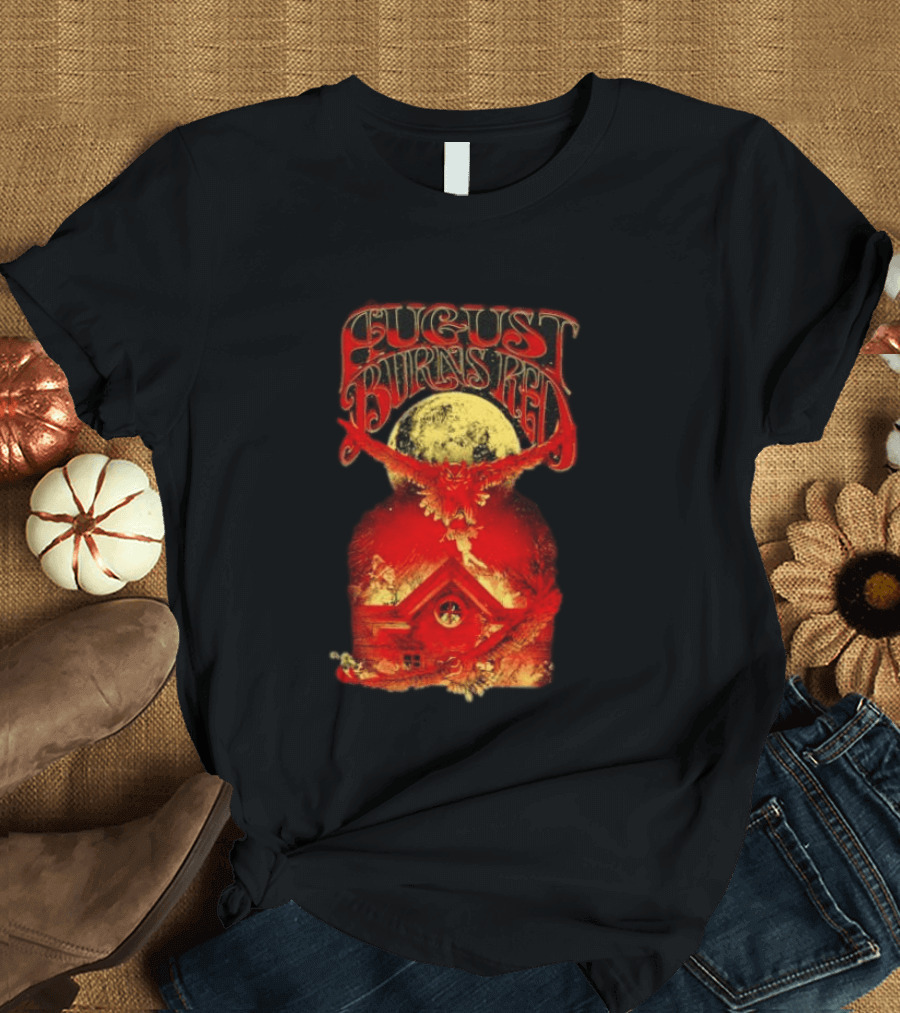 August Burns Red Owl Moon Metalcore Band Rustic Redhouse Scene T-Shirt