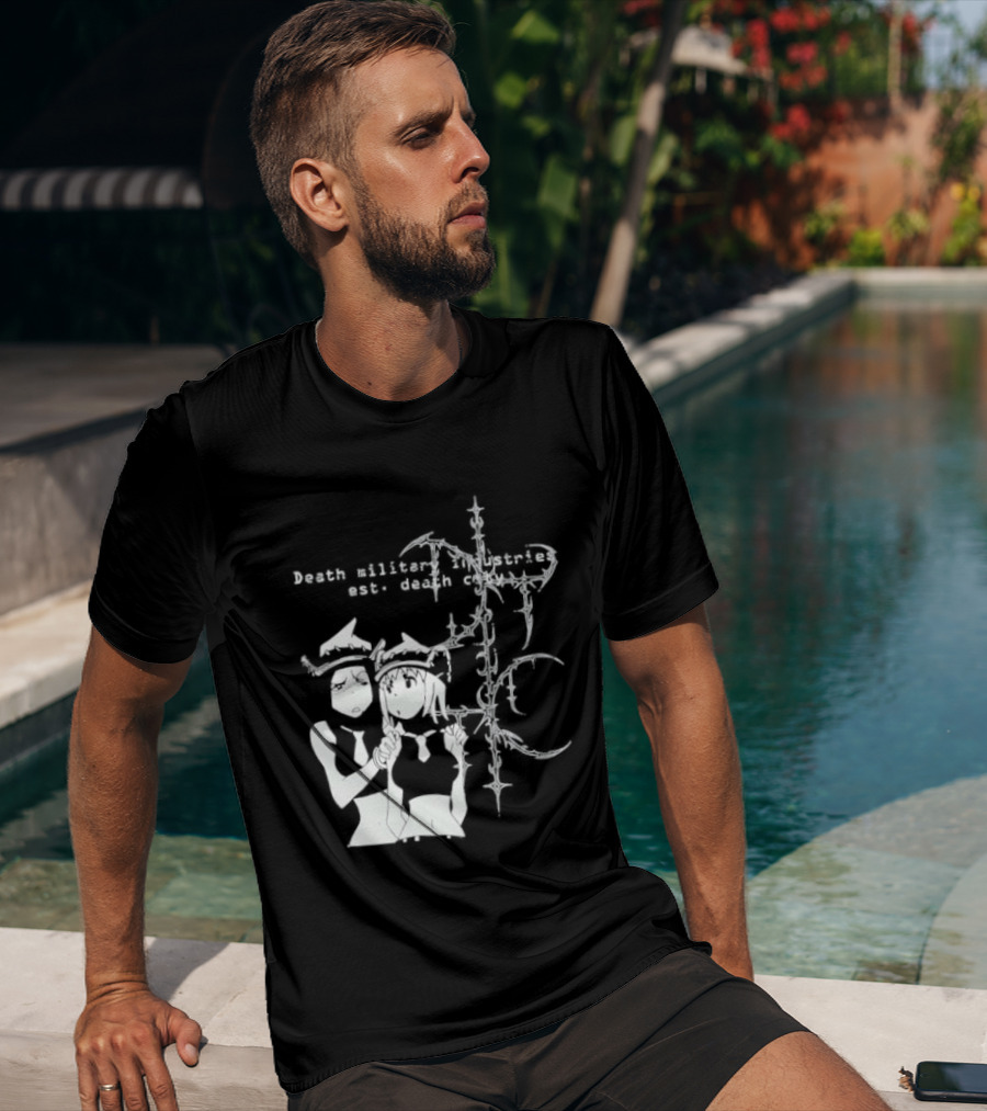 Death Military Industries Est Death City Anime Manga Cross T-Shirt