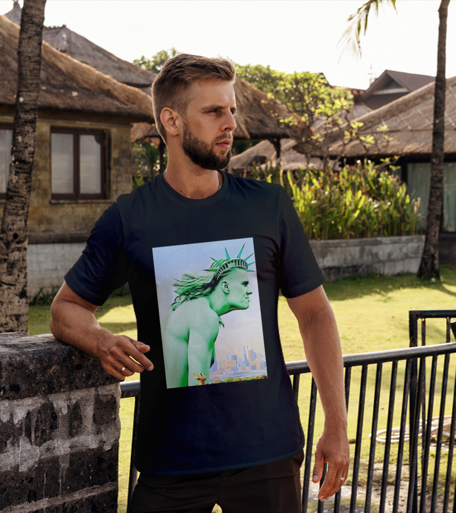 Erling Haaland Liberty Statue Meme T-Shirt