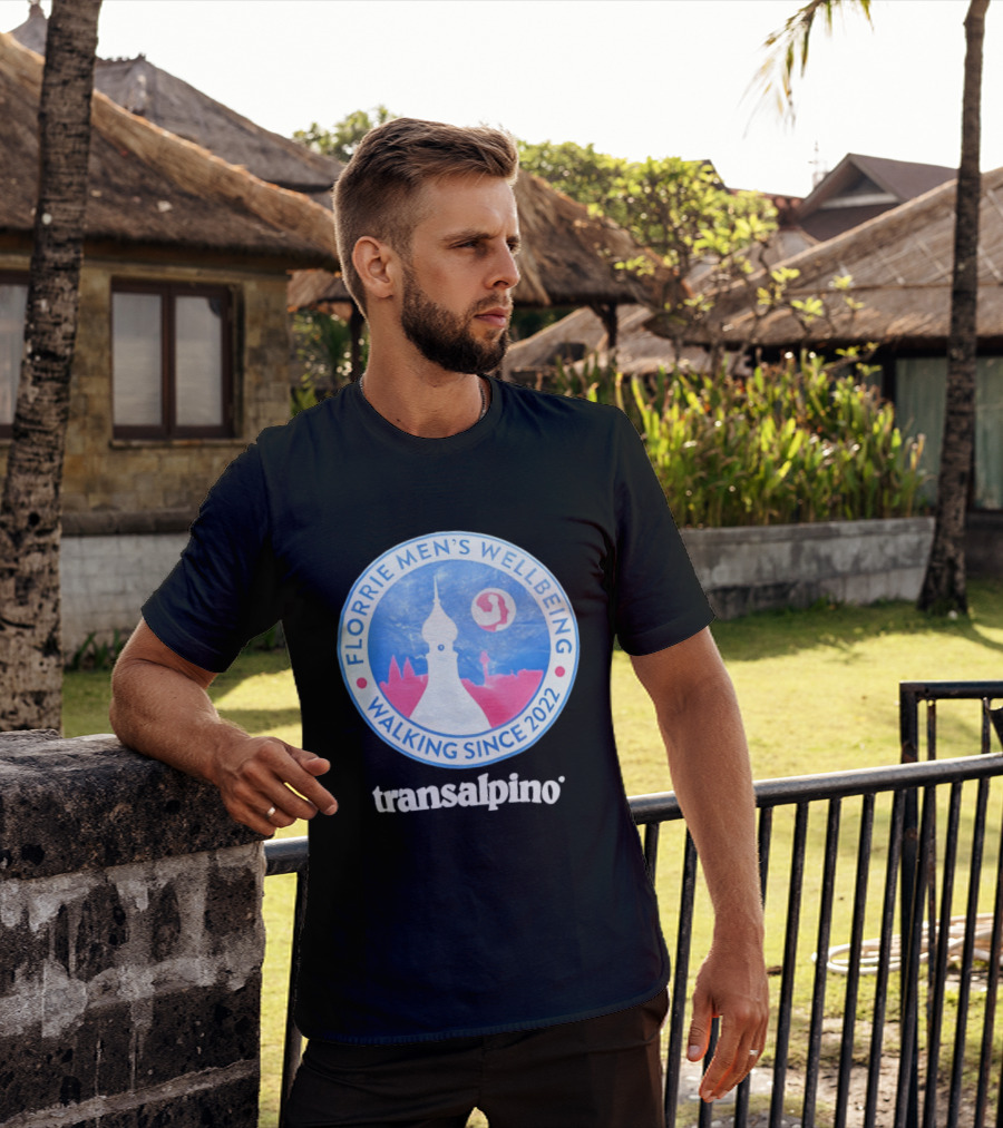 Florrie Men's Wellbeing Walking Since 2022 Transalpino T-Shirt