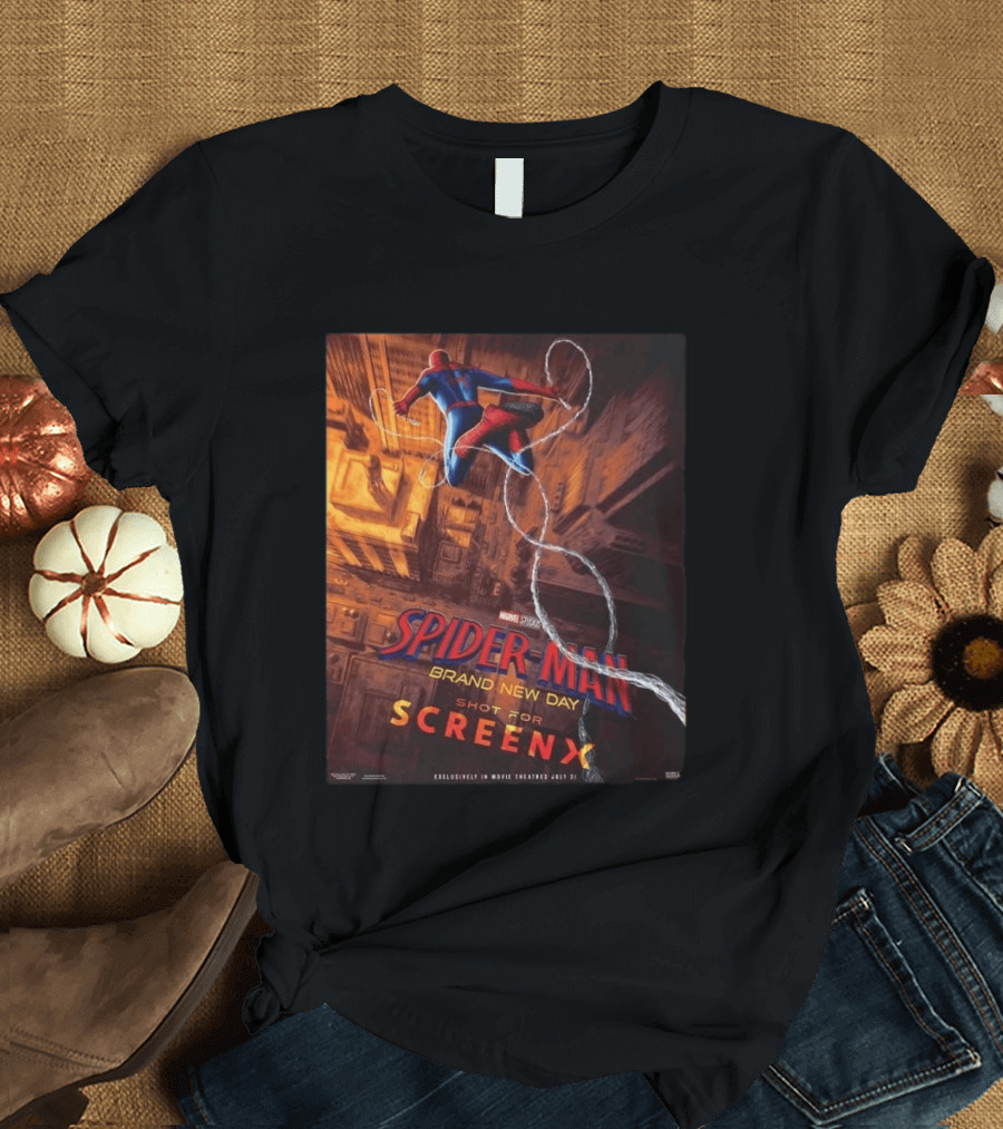 Spider Man Brand New Day Shot For ScreenX In Theaters July 31 2026 T-Shirt