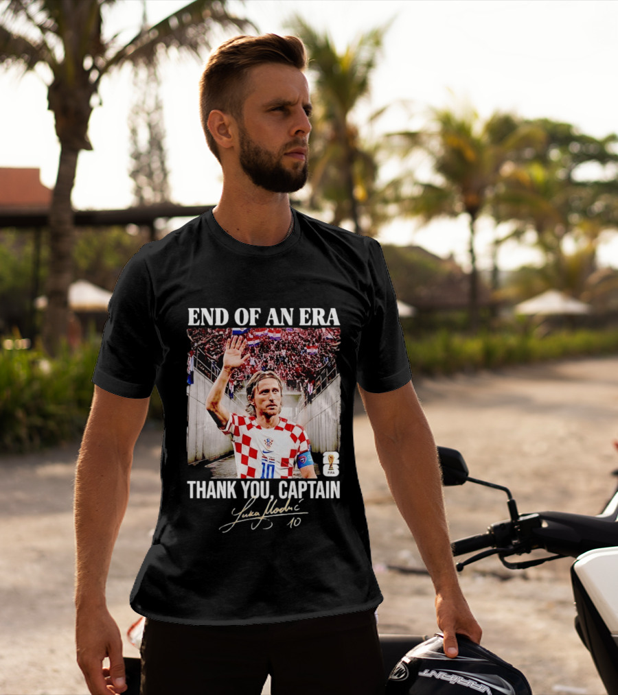 Croatia End Of An Era Thank You Captain Luka Modric 10 T-Shirt