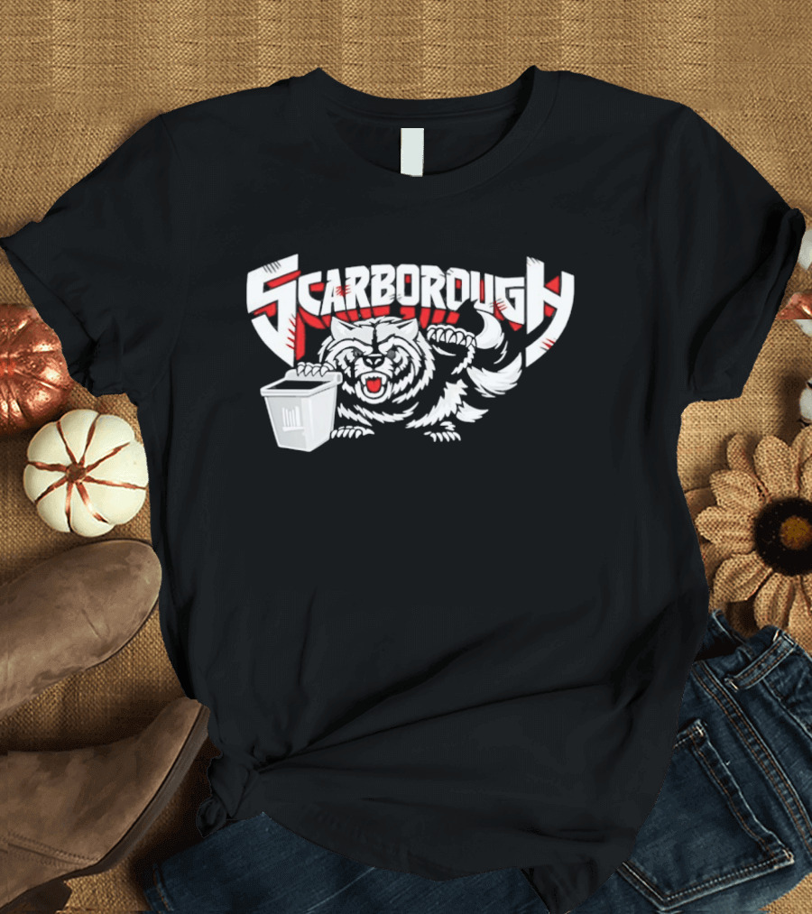 Scarborough Raccoon Trash Can Funny Wild Animal T-Shirt