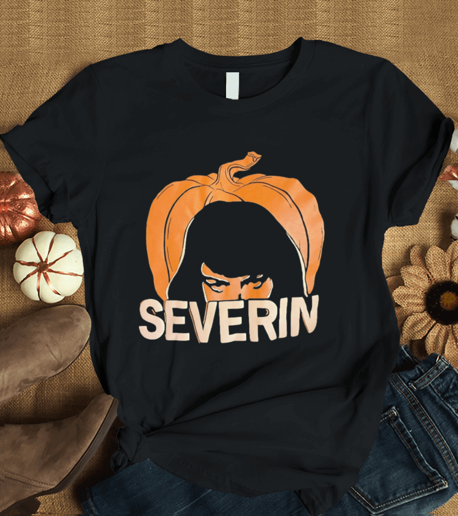 Severin Pumpkin Halloween Horror Mask T-Shirt