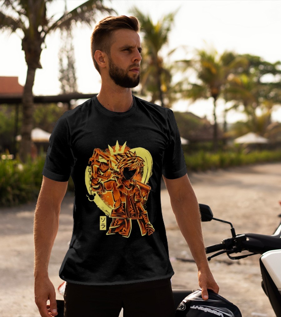 Sora Kingdom Hearts Keyblade Japanese T-Shirt
